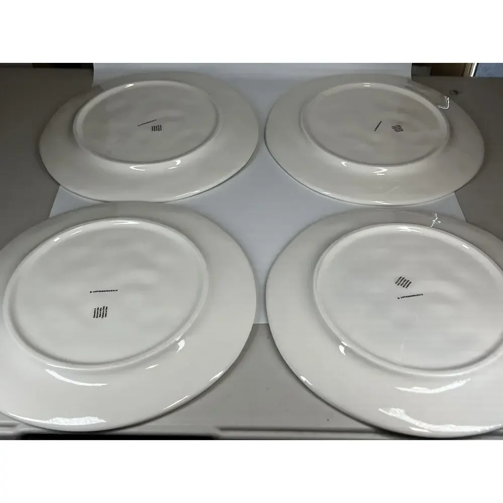 Anthropologie Oakland Stoneware Dinner Plate Set of 4